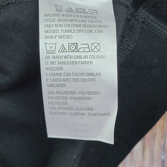 Susan Lucci Collection Black Peekaboo Cap Sleeve Tee Shirt Size 1X - Picture 9 of 12